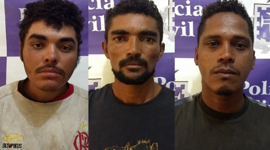 [Trio acusado de homicídio é preso em Juazeiro]