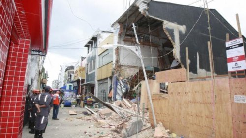 [Loja desaba dois minutos após proprietário evacuar o imóvel em Salvador]