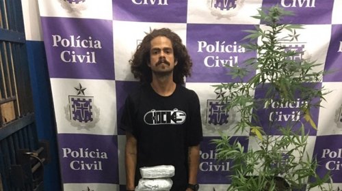 [Homem é preso após polícia apreender oito quilos de maconha em Ilhéus]