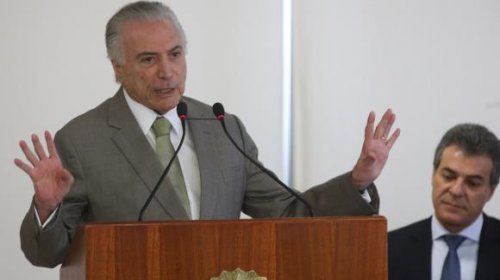 [Temer diz que jamais desistirá da reforma da Previdência]