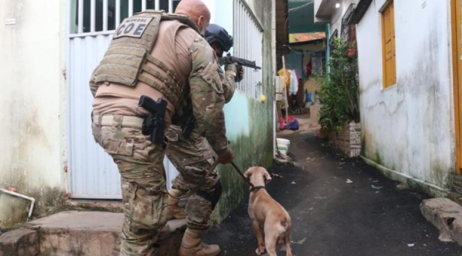 [Megaoperação: combate quadrilhas responsáveis pela distribuição de drogas e armas na Bahia]