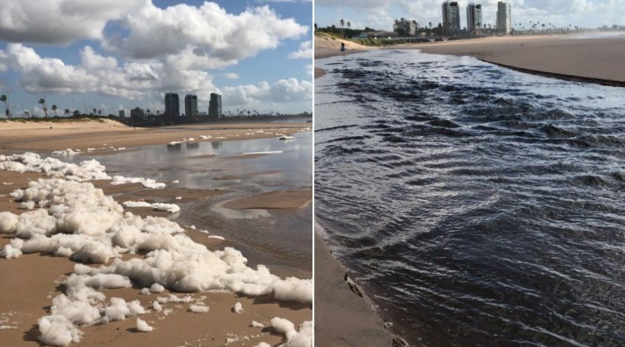 [Embasa é acusada de liberar esgoto sem tratamento na praia da Boca do Rio]