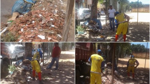 [Mutirão de limpeza: Limpurb faz faxinão no bairro Vila Ruy Barbosa]
