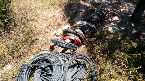 [Quatro homens são detidos com cerca de 500 kg de fios no Parque da Cidade]