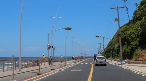 [Liberado tráfego no trecho em obras da Av. Oceânica]