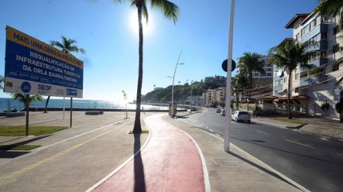 [Prefeitura faz entrega de 1ª etapa de obras na orla de Ondina]