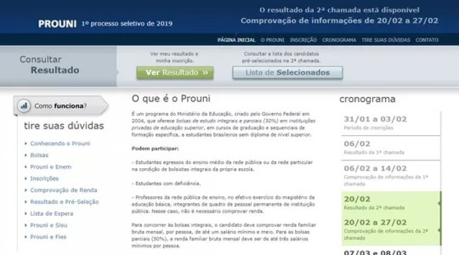 [Lista de espera do Prouni estão abertas]