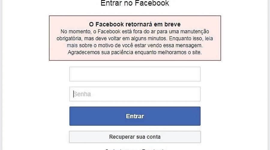 [Facebook fica fora do ar; usuários relatam quedas no Instagram e WhatsApp]