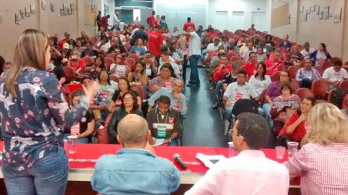 [Centrais sindicais fazem ato contra Reforma da Previdência na Rótula do Abacaxi]