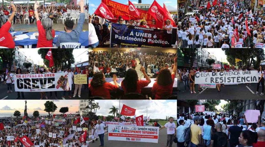 [Greve: professores das universidades estaduais aguardam contraproposta do governo, diz Aduneb]