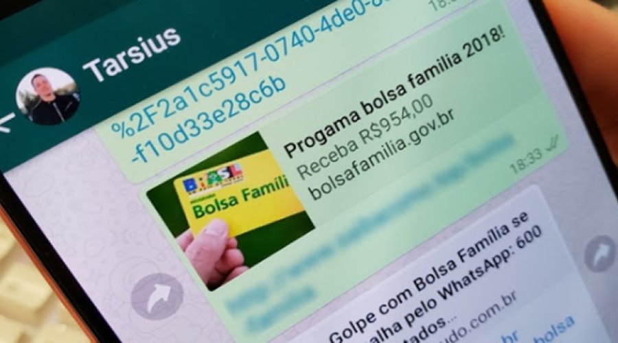 [Whatsapp: golpe que promete liberar 13° do bolsa família instala vírus]