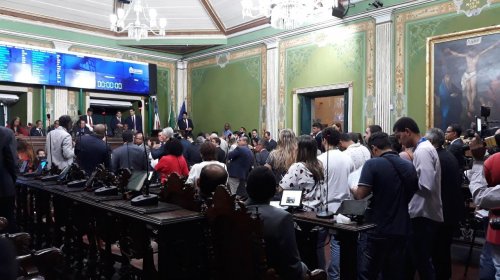 [Câmara municipal debate com MP isenção de ISS para empresas de transporte]