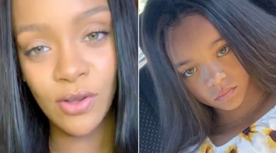 [Rihanna descobre sua versão mirim e choca seguidores: ‘você teve uma filha?’]