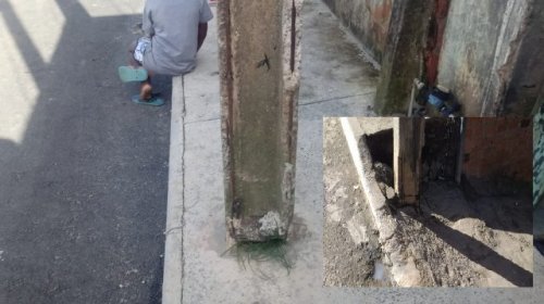 [Postes antigos e deteriorados põe em risco a vida dos moradores de Nova Constituinte]