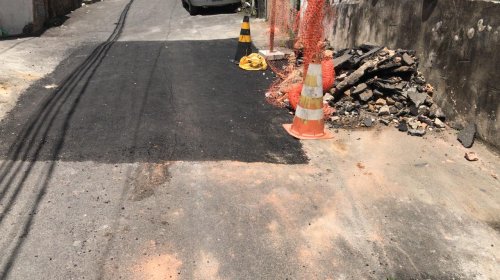 [Após denúncia do Pernambués Agora, prefeitura fecha cratera em Fazenda Grande do Retiro]