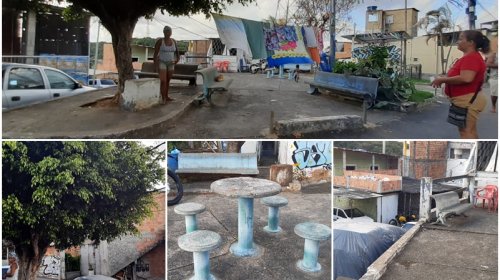 [Moradores pedem a reforma da‘ Praça da Alegria’, na localidade da Guine em Pernambués]