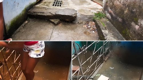 [Embasa ou Prefeitura? Veja o drama da família que convive com esgoto em residência]