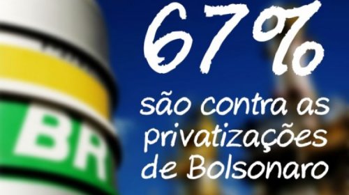 [67% são contra privatizações no Brasil, aponta pesquisa]