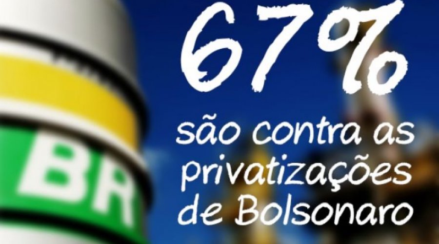 [67% são contra privatizações no Brasil, aponta pesquisa]