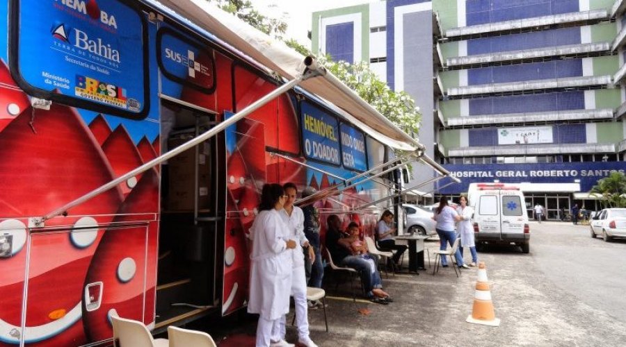 [Unidade móvel do Hemoba recebe doações até sexta-feira no Cabula]