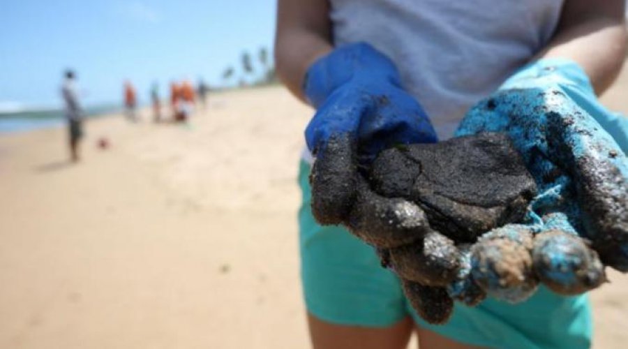 [Inema sinaliza praias impróprias para banho devido à contaminação do óleo]