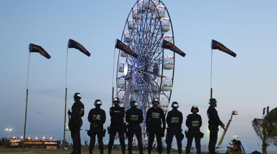 [Festival terá mais de 2,5 mil policiais e guardas civis na segurança]