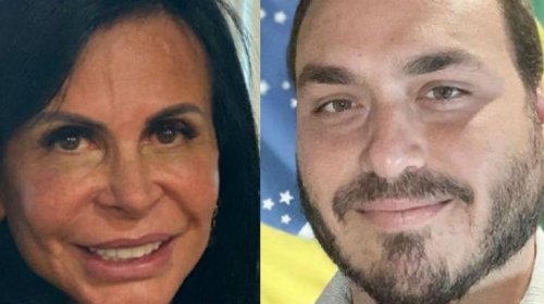 [Gretchen ameaça Carlos Bolsonaro de processo após ele postar foto do bebê de Thammy]