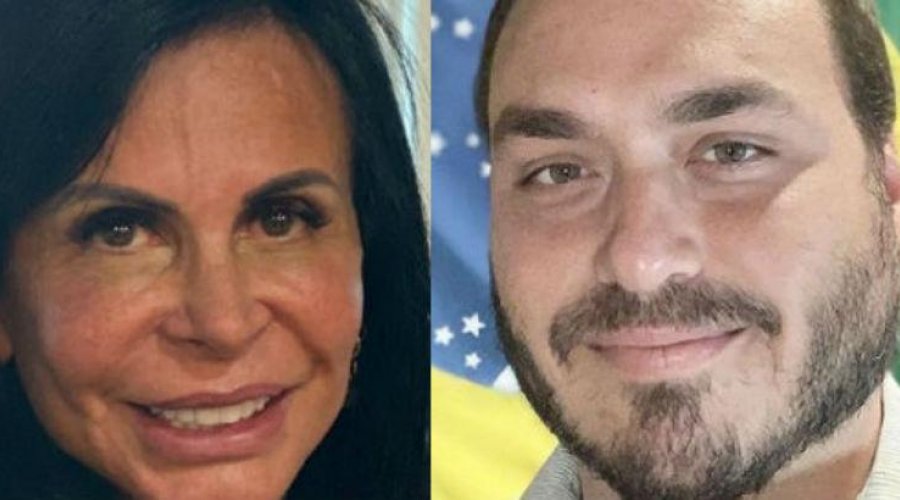 [Gretchen ameaça Carlos Bolsonaro de processo após ele postar foto do bebê de Thammy]