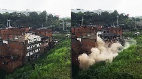 [Prédio desaba no bairro de Narandiba após interdição da Codesal]