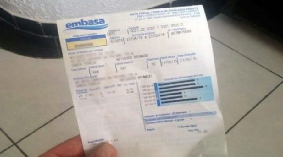 [Atenção! Corte de água está suspenso por tempo indeterminado]