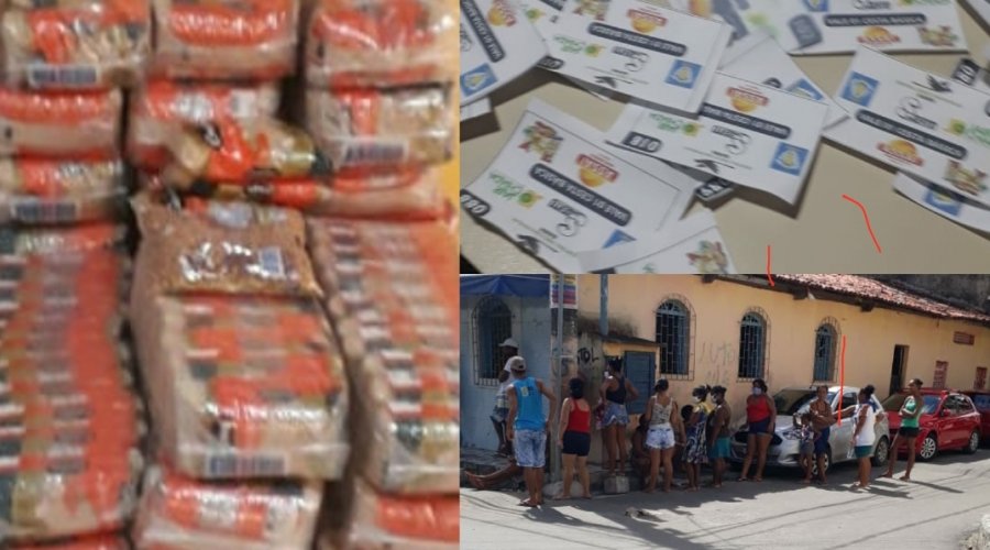 [Movimento Solidário: entrega cerca de 110 cestas básicas e 400 máscaras em comunidade ]