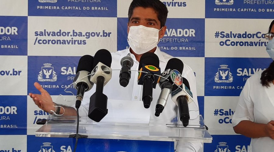 [Prefeito volta atrás: “Inicialmente, blitze para uso de máscara serão apenas educativas”, explica ACM Neto]