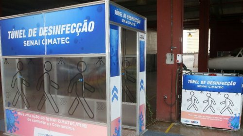 [Bahia: Dois hospitais do sul têm túneis de desinfecção instalados pelo Senai Cimatec]