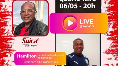 [Suíca entrevista presidente d’os Quarentões nesta quarta-feira]