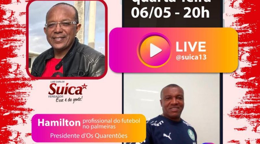 [Suíca entrevista presidente d’os Quarentões nesta quarta-feira]