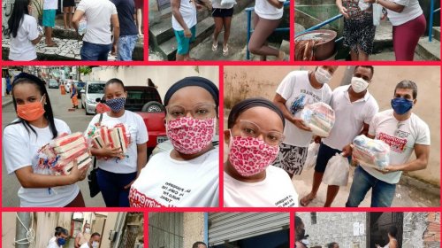 [Movimento Solidário distribuiu mais de mil cestas básicas e lembrancinhas para as mães em Pern...]