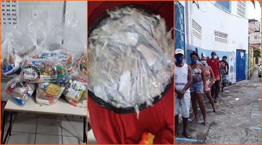 [Movimento Solidário continua doando cestas básicas, kit higiene e máscaras para moradores da Cidade Baixa]