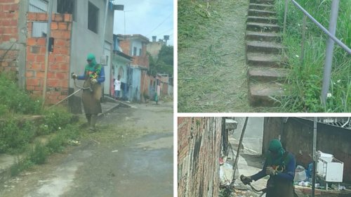 [Mutirão de limpeza, varredura e capinagem continua na comunidade de Nova Constituinte ]