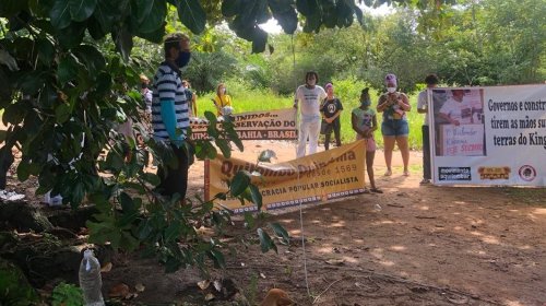 [Moradores do Quilombo Quingoma protestam por dificuldade no enfrentamento ao Covid-19]