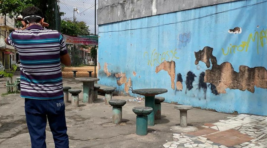 [Desal faz visita técnica para revitalização de Praça e implantação de equipamentos para atividades na Vila Ruy Barbosa]