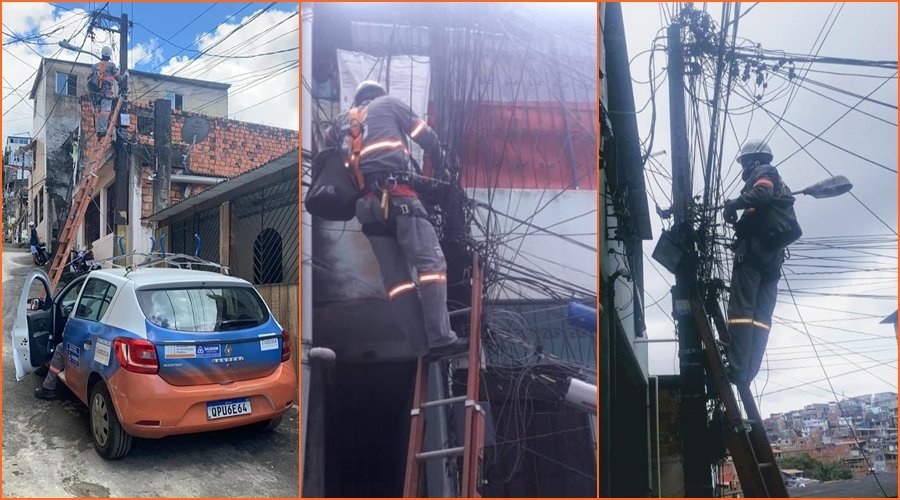 [Moradores de Pernambués agradece ao vereador Suíca por intermediar na melhoria da iluminação pública da comunidade]