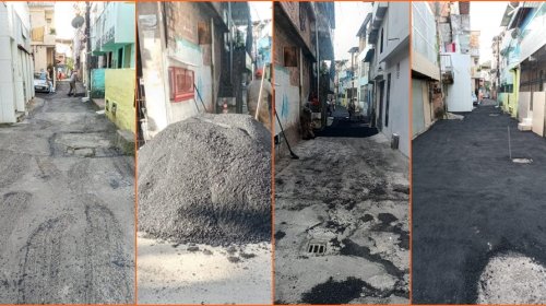[Movimento Solidário Pernambués: moradores agradecem por recapeamento asfáltico em Rua 15 de Ab...]