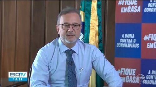 [Vilas-Boas alerta para aumento dos casos de Covid na Bahia e descarta vacinação em janeiro]