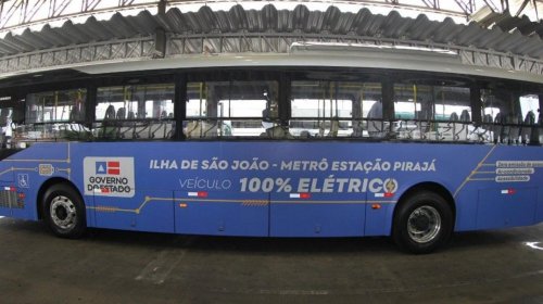 [Novos ônibus elétricos começam a rodar na terça-feira em Salvador]