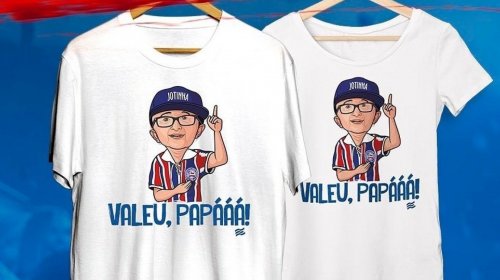 [Bahia lança camisa especial e todo dinheiro arrecadado será doado à família do locutor Jotinha...]