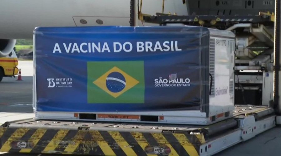 [Mais 2 milhões de doses da vacina CoronaVac chegam a São Paulo]