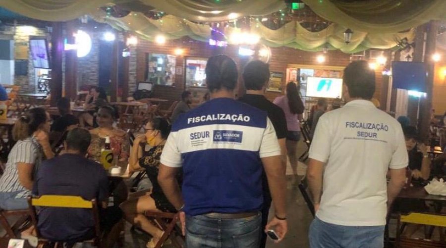 [Salvador tem 29 estabelecimentos interditados durante fim de semana]