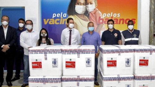 [Chegam à Bahia mais 56 mil doses da Coronavac]