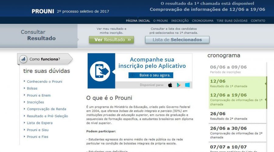 [Bolsa Permanência do Prouni será paga a partir desta quarta-feira]