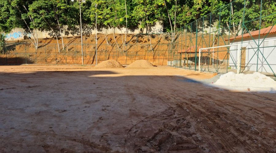 [Reforma do Campo do Bariri avança e líder comunitário agradece apoio de Suíca]